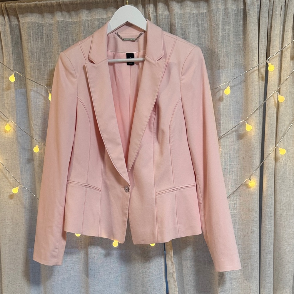 White House Black Market Light Pink Blazer